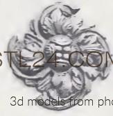 Розетки (ROSETTE_1262 -  | 3D model 3DSMAX / OBJ / STL) 3D модель для ЧПУ станка
